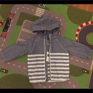 NWT Gap toddler boy light jacket w/ hood